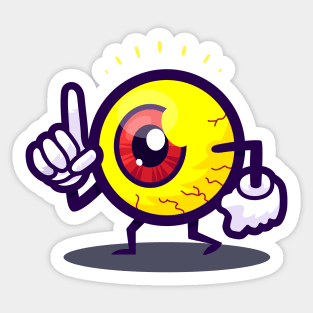 An Evil Eye-dea Sticker